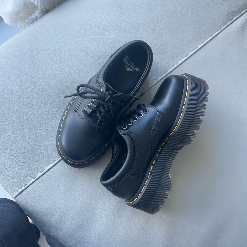 Dr. Martens Black Platform Shoes